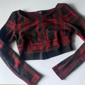 Bebé sweater crop top long sleeve